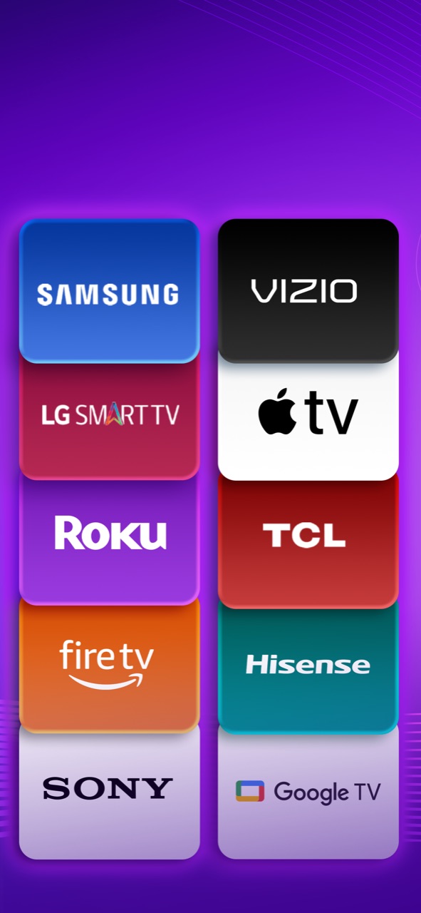 Supported TV brands