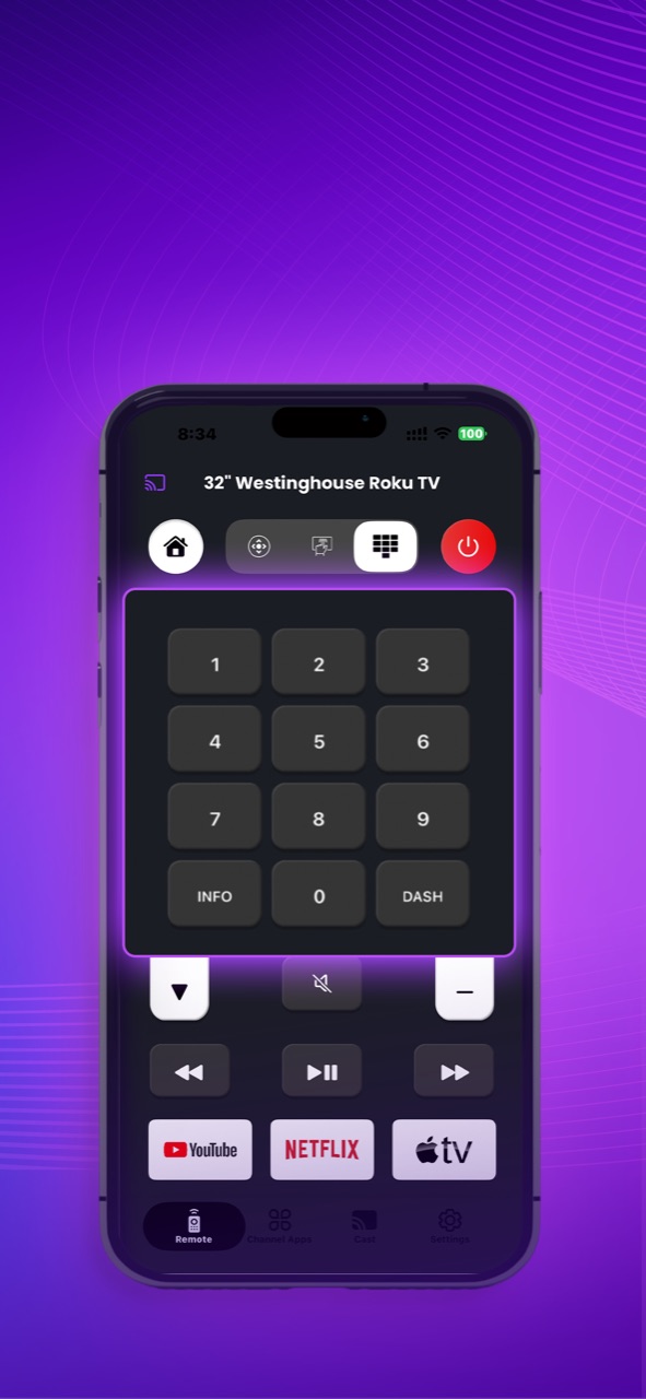 Number keypad